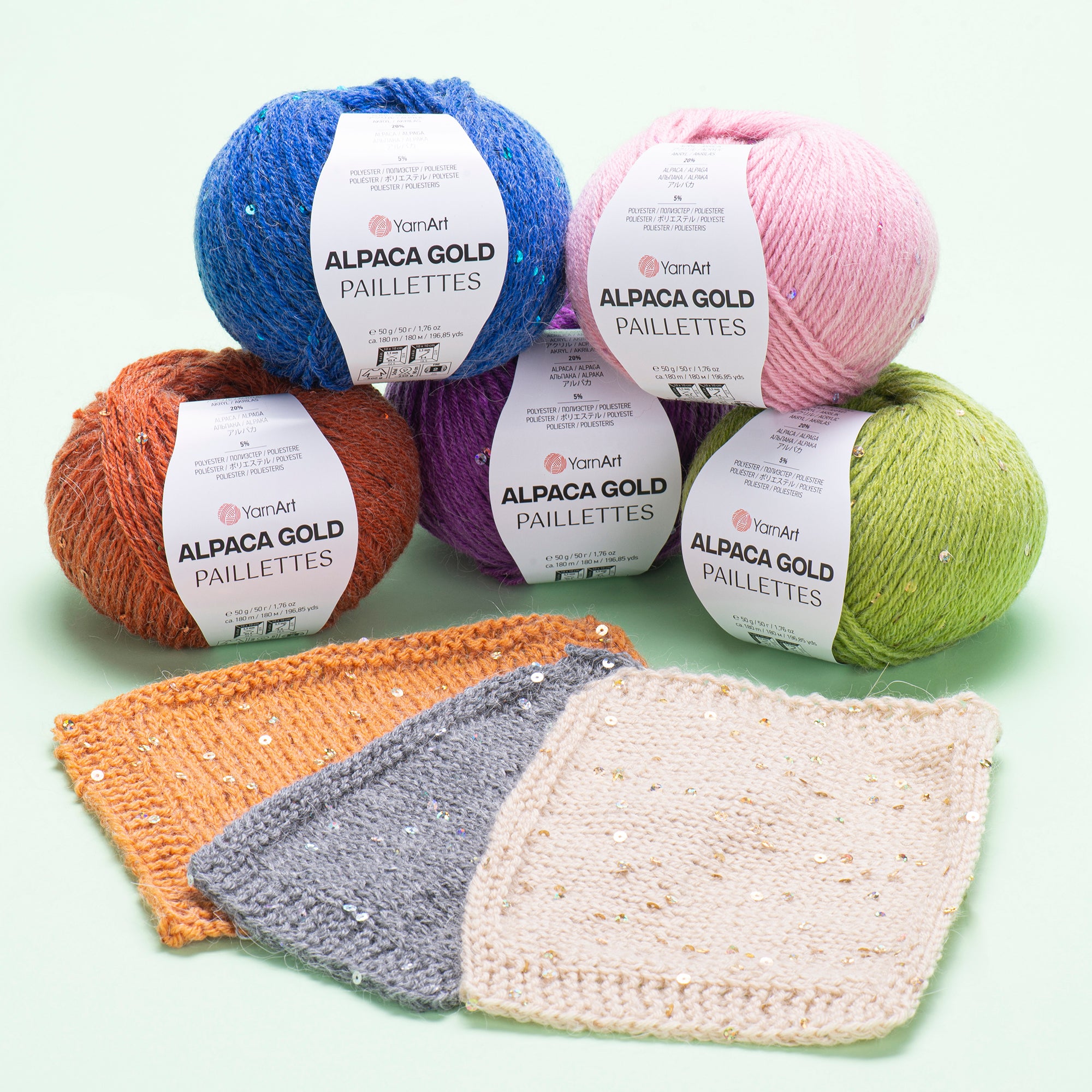 Yarn Art Alpaca Gold Paillettes