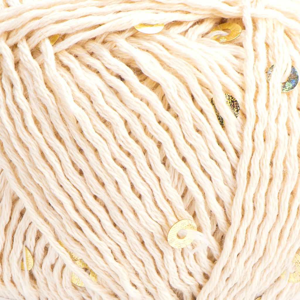 Yarn Art Cotton Gold Paillettes