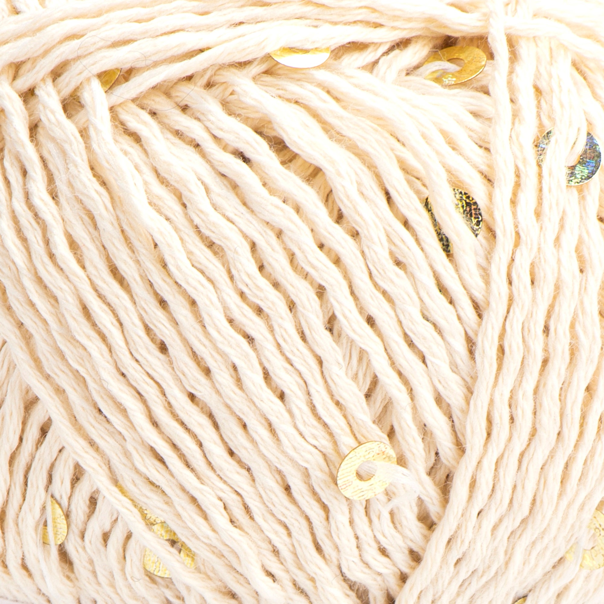 Yarn Art Cotton Gold Paillettes