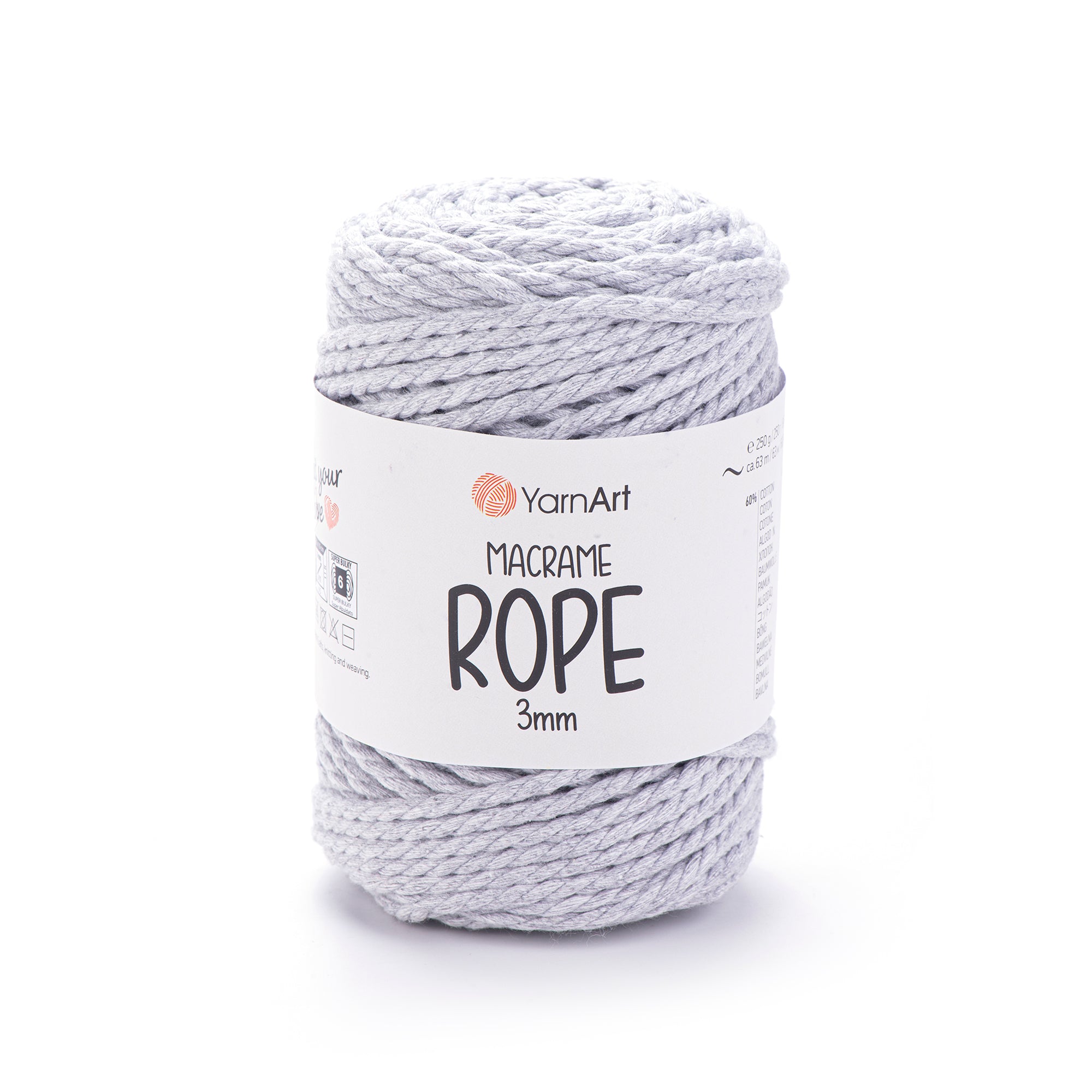 Yarn Art Macrame Rope 3 mm