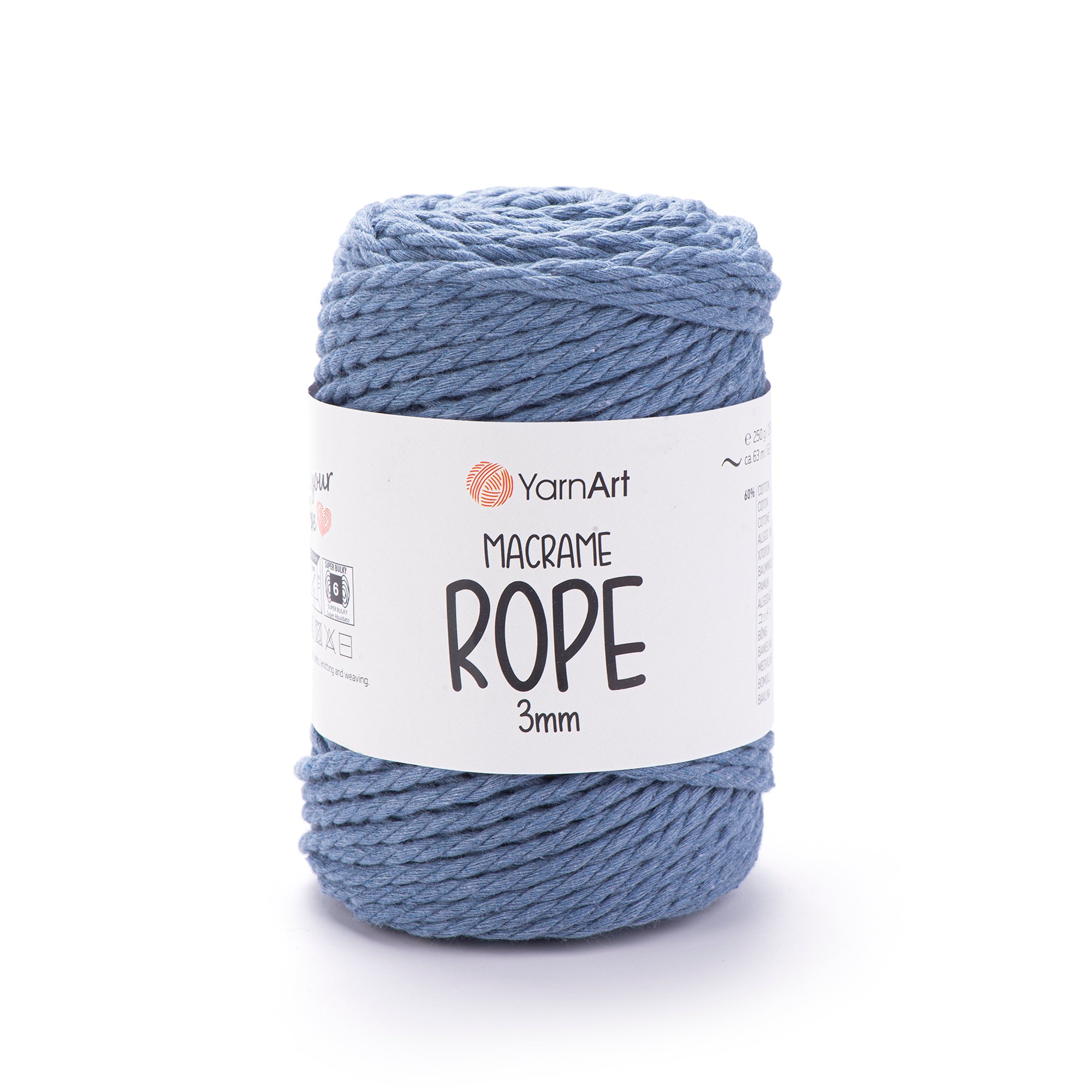 Yarn Art Macrame Rope 3 mm