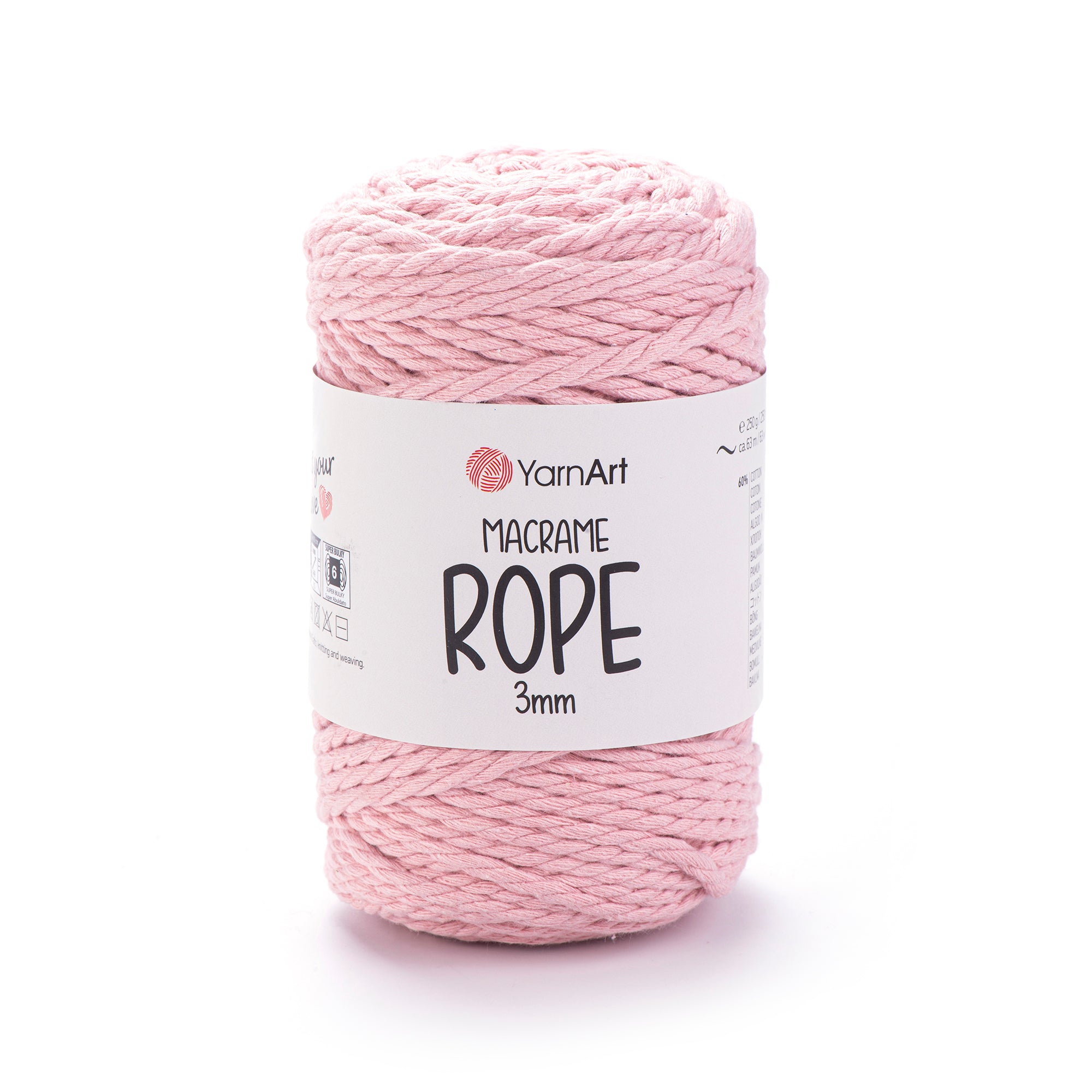 Yarn Art Macrame Rope 3 mm