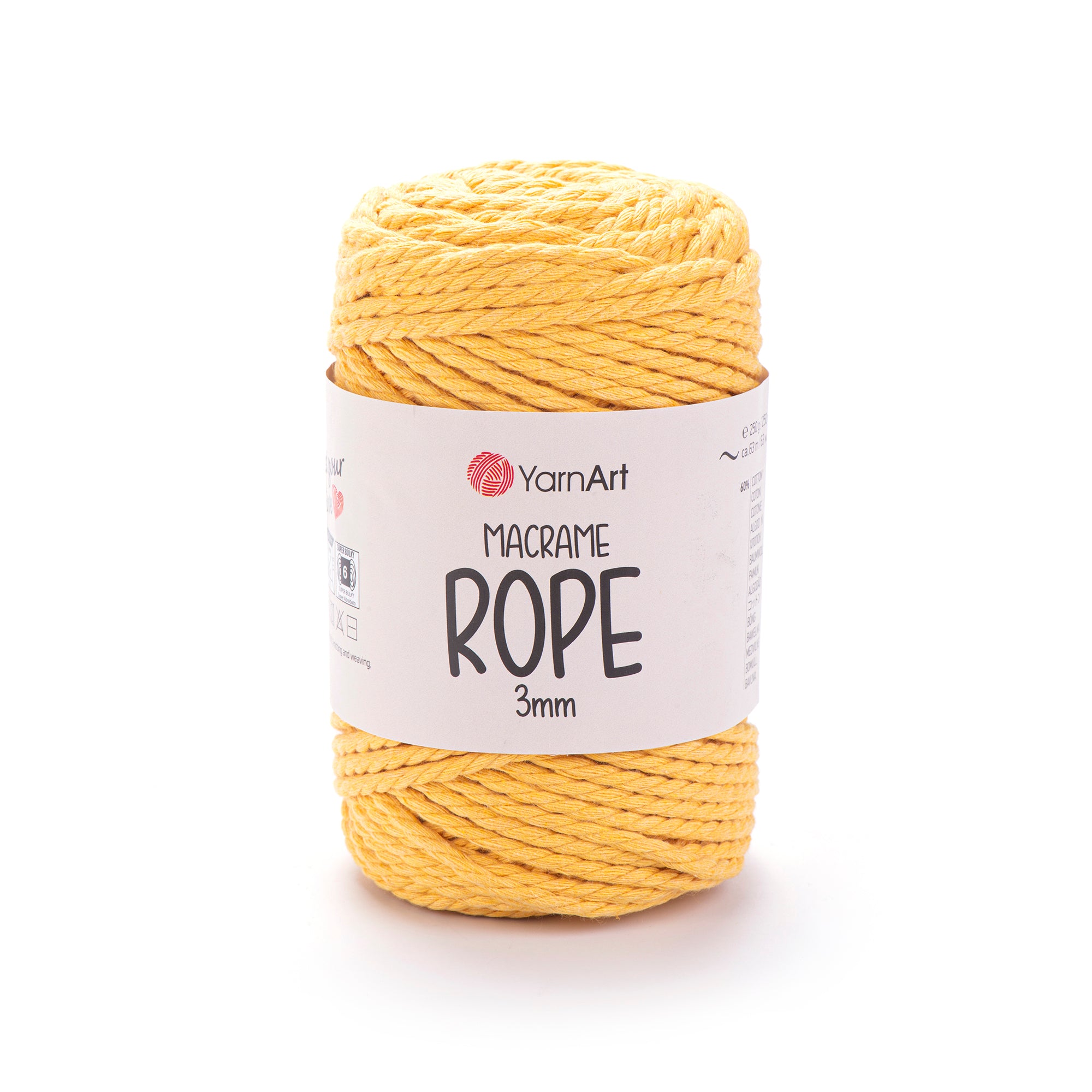 Yarn Art Macrame Rope 3 mm