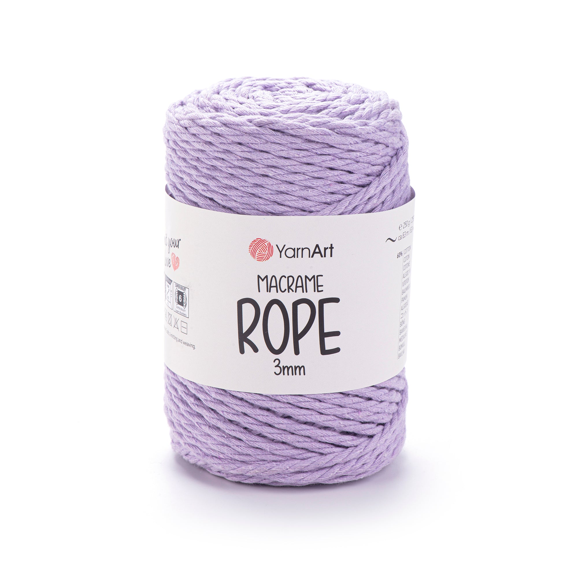 Yarn Art Macrame Rope 3 mm