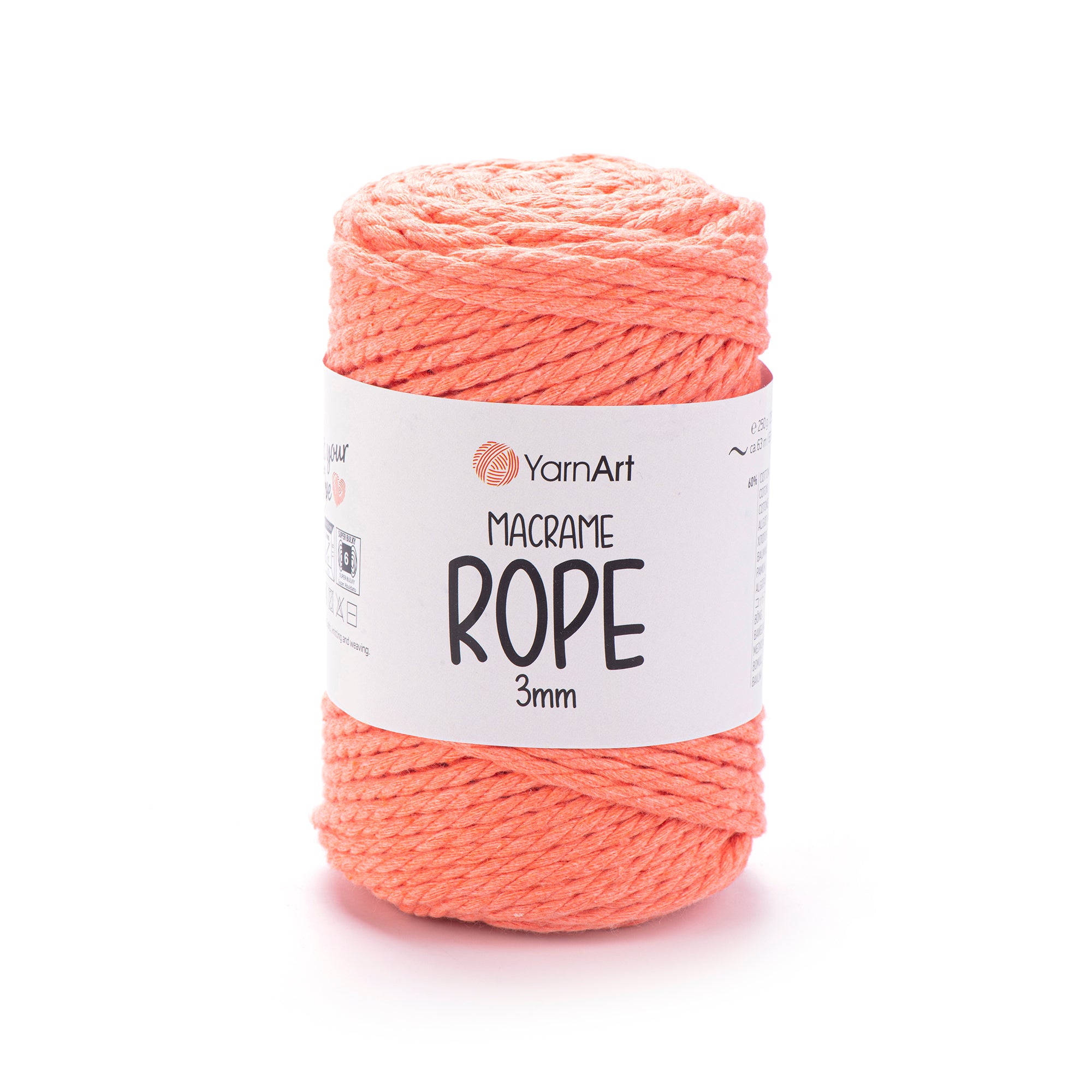 Yarn Art Macrame Rope 3 mm