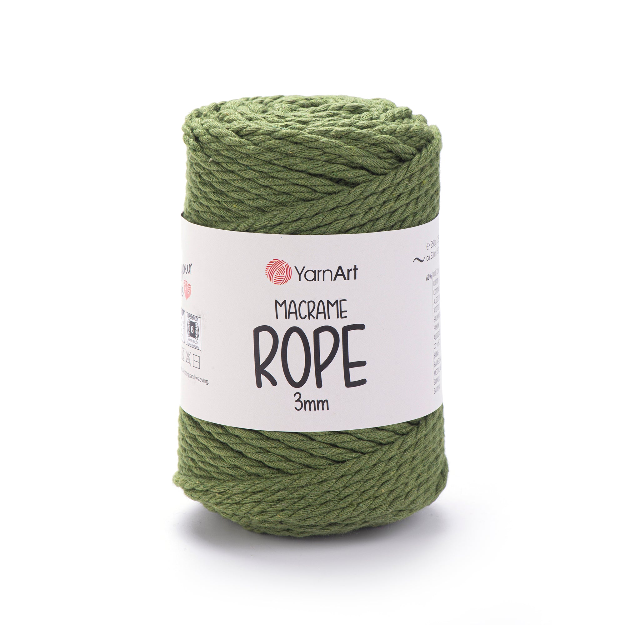 Yarn Art Macrame Rope 3 mm