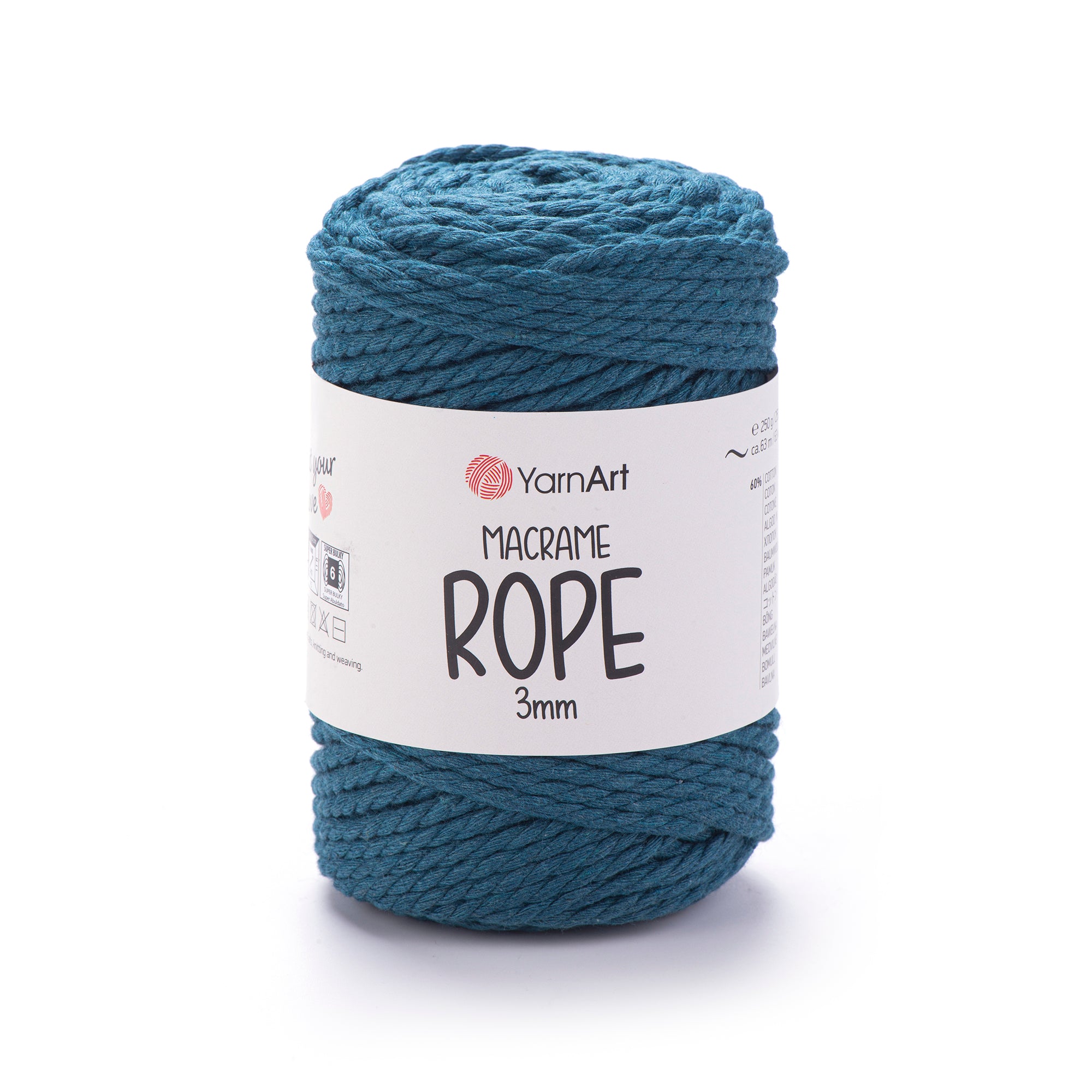 Yarn Art Macrame Rope 3 mm