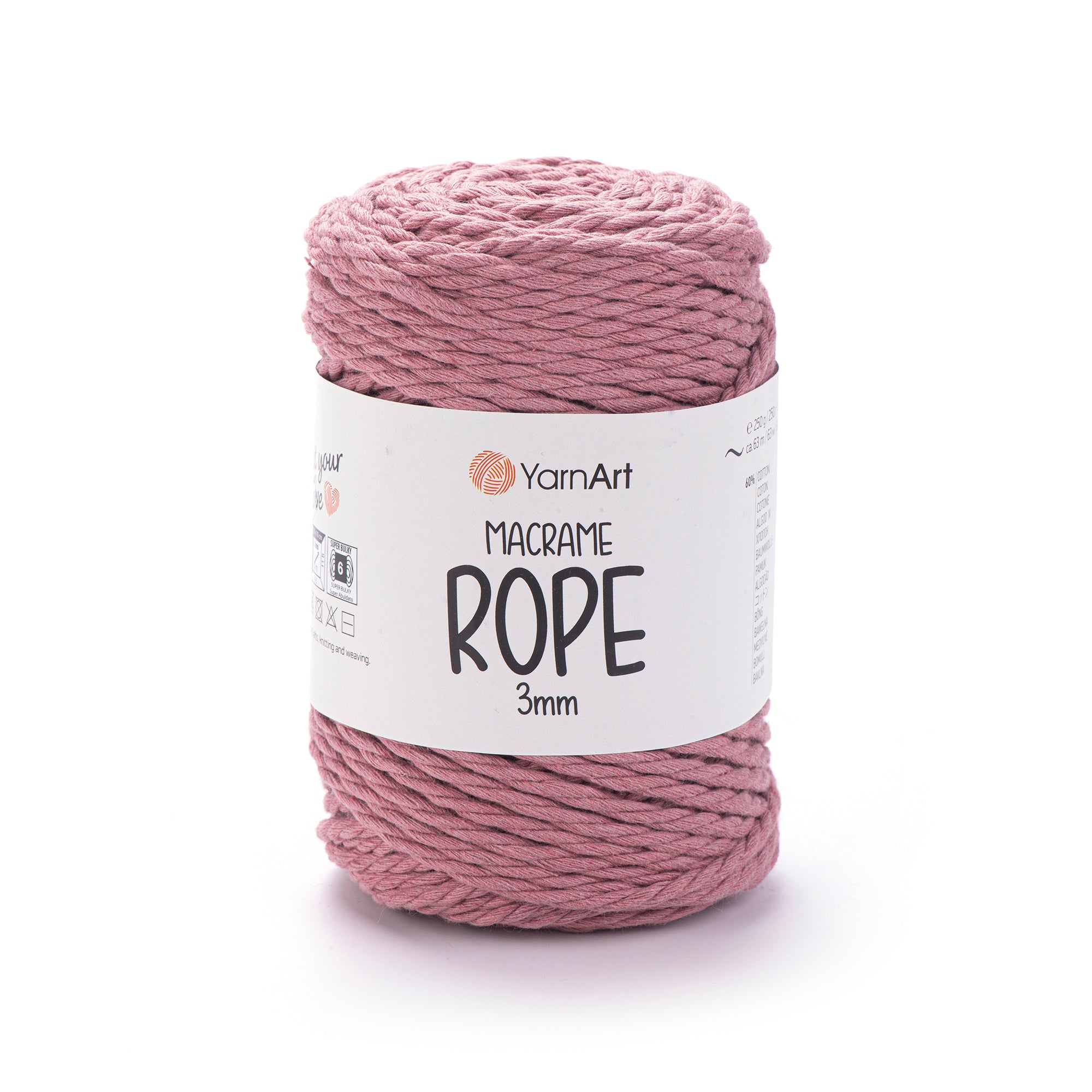 Yarn Art Macrame Rope 3 mm